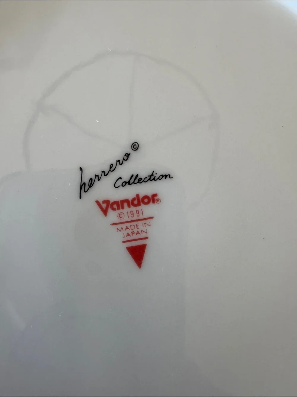 Vintage 1991 Vandor Herrero Collection Christmas Cat Plate – Made in Japan